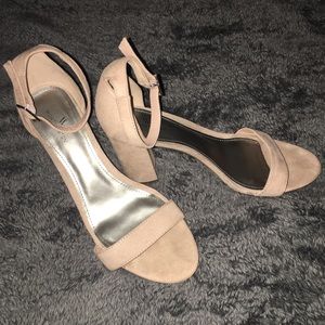 Tan Suede Heels